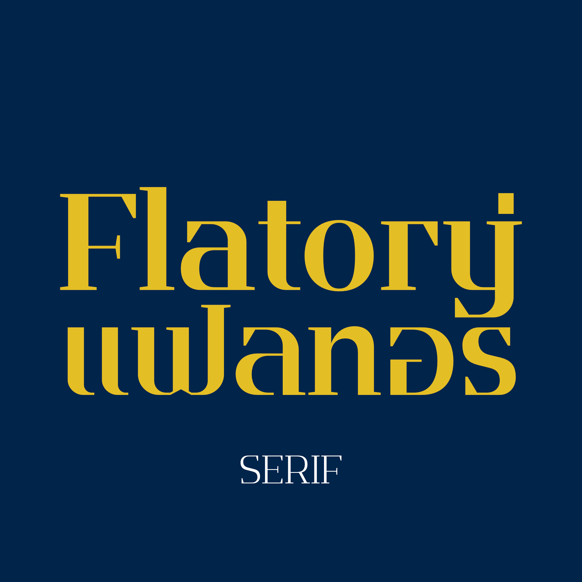 Flatory Serif